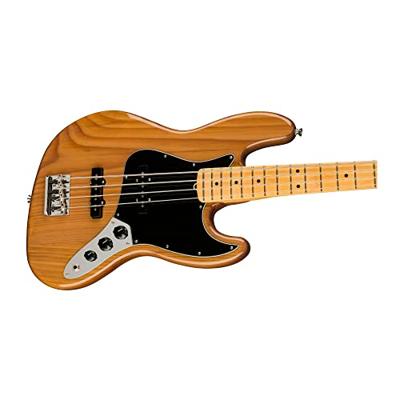 Fender American Professional II Jazz Bass Roasted Pine MN elektrische basgitaar met koffer