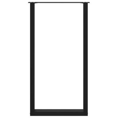 Bartafelpoten 2 st U-vormig 60x(110-111) cm staal zwart