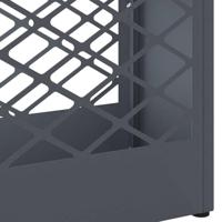 VidaXL Paraplu standaard antraciet 28 x 12 x 41 cm staal - thumbnail