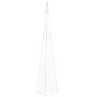 Lichtkegel decoratief LED 60 cm acryl koudwit - thumbnail