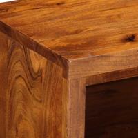 TV-meubel 110x30x40 massief acaciahout meerkleurig - thumbnail