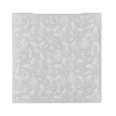 Nellie's Choice • 3d embossing folder achtergrond eland 15x15cm