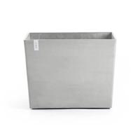 Ecopots Paris op wielen kunststof bloempot Wit/Grijs - Ø 81,6 cm - thumbnail