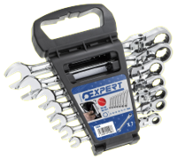 Expert by Facom scharnierende ratelringsteeksleutels | 7-delig | E111108 - E111108 - thumbnail