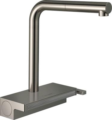 Hansgrohe Aquno Select M81 ééngreeps keukenkraan 250, uittrekbare uitloop, 2jet, rvs look