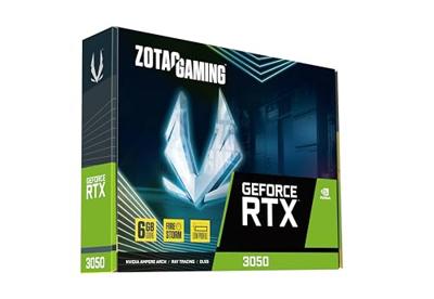 Zotac Nvidia GeForce RTX 3050 Videokaart SOLO 6 GB GDDR6-RAM PCIe x8 DisplayPort, HDMI Zotac Nvidia GeForce RTX 3050 Videokaart SOLO 6 GB GDDR6-RAM PCIe x8 DisplayPort, HDMI