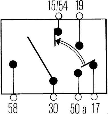 HELLA gloeistartschakelaar limit switch