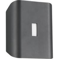 LED Tuinverlichting - Wandlamp Buitenlamp - Trion Paterna - 7.5W - 850 lumen - Aanpasbare kleur - Antraciet - Aluminium - thumbnail