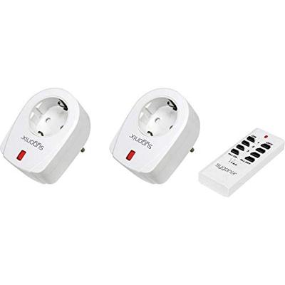 Sygonix RSL Stopcontactset Tussenstekker Schakelvermogen (max.) 2000 W Bereik max. (in het vrije veld) 30 m