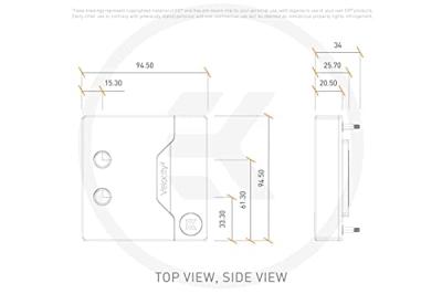 EKWB EK-Quantum Velocity² D-RGB - 1700 Nickel + Acetal cpu-koeler EKWB EK-Quantum Velocity² D-RGB - 1700 Nickel + Acetal cpu-koeler