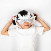 Relaxeazzz Adoramals Bali de Zebra Rond Reiskussen & Slaapmasker - thumbnail