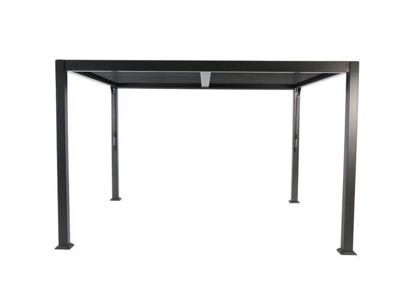 Patio Cover vierkant M Rota Gazebo 300x360 h250 cm Matt royal grey overkapping pergola Suns - Suns Patio Cover vierkant M Rota Gazebo 300x360 h250 cm Matt royal grey overkapping pergola Suns - Suns