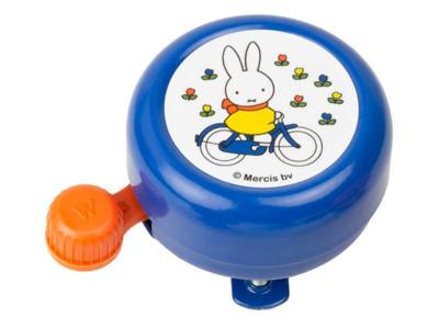 Widek Fietsbel nijntje op fiets 60 mm blauw