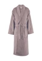 Sauna badjas velours katoen - unisex - 5 kleuren-l/xl-zwart - thumbnail