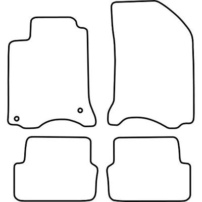 Automatten passend voor Renault Laguna 2001-2008 TMRE522 Automatten passend voor Renault Laguna 2001-2008 TMRE522