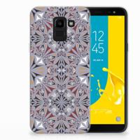Samsung Galaxy J6 2018 | TPU | Siliconen hoesje | Flower Tiles - thumbnail