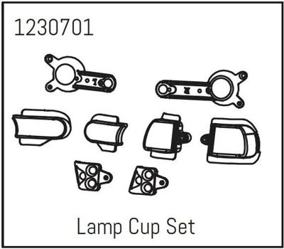 Absima - Lamp Cup Set Khamba (1230701)