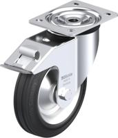 Blickle L-V 182R-FI Zwenkwiel met rem Wieldiameter: 180 mm Draagvermogen (max.): 170 kg 1 stuk(s) - thumbnail
