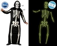 Kostuums voor Volwassenen Skelet Halloween - Maat: XL - Maat: XL - thumbnail