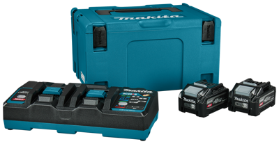 Makita Accu Starterset XGT DC40RB 2x BL4040F - 1911D8-0