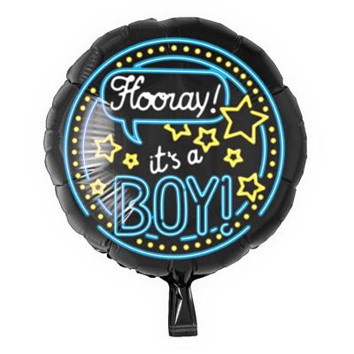 Neon Folieballon It's a boy - 46cm