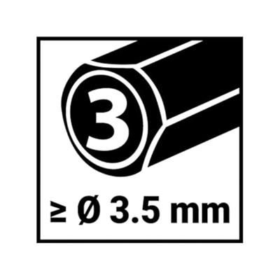 RUKO 259120E HSSE-Co 5 Metaal-spiraalboor 12 mm Gezamenlijke lengte 151 mm DIN 338 3 vlakken schacht 1 stuk(s)