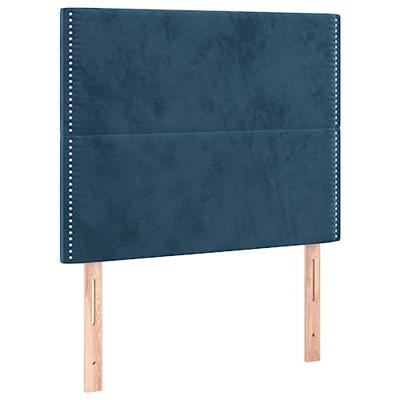 Bedframe zonder matras 80x200 cm fluweel donkerblauw