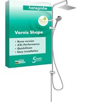 Regendouche set HansGrohe Vernis Shape Showerpipe 230 1 Jet Reno EcoSmart 9l/min Chroom - thumbnail