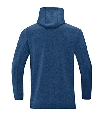 JAKO 6729D Sweater Met Kap Premium Basics Dames - Marine Gemeleerd - 34