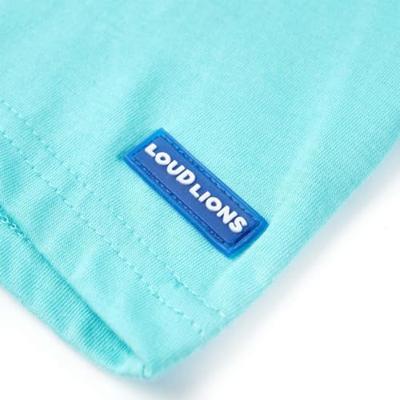 Kindershirt met korte mouwen 116 zeeblauw Kindershirt met korte mouwen 116 zeeblauw