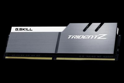 G.Skill Trident Z F4-4400C19D-16GTZSW - Geheugen - DDR4 - 16 GB: 2 x 8 GB - 288-PIN - 4400MHz - CL19 G.Skill Trident Z F4-4400C19D-16GTZSW - Geheugen - DDR4 - 16 GB: 2 x 8 GB - 288-PIN - 4400MHz - CL19