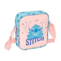 Schoudertas Lilo & Stitch Ohana Blauw 16 x 18 x 4 cm - thumbnail