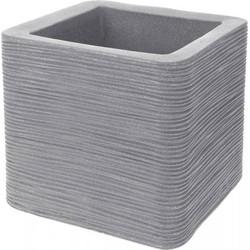 Bloempot Geribbeld Vierkant Nampook 39 X 39 X 26.5CM - Nampook