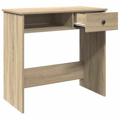 Bureau 80x40x75 cm bewerkt hout sonoma eikenkleurig Bureau 80x40x75 cm bewerkt hout sonoma eikenkleurig