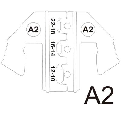TOOLCRAFT PLE-0A2 Krimp-onderdelen Geïsoleerde connectoren (male) Krimpbereik: 0.5 tot 6 mm² Geschikt voor merk: TOOLCRAFT PZ-500