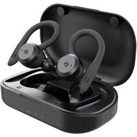 Tie Studio TBE1018 In Ear oordopjes Bluetooth Zwart Waterbestendig, Oorbeugel Sport - thumbnail