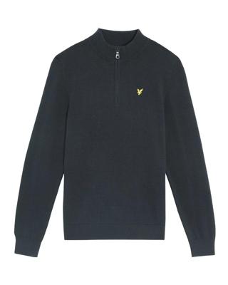 Lyle & Scott 1/4 Zip Trui Kinderen Dark Navy 12/13