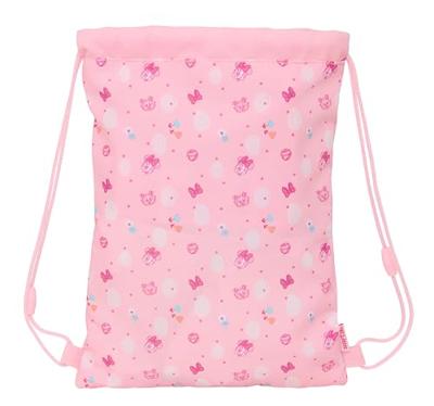 Rugtas met Koordjes Minnie Mouse Baby Roze 26 x 34 x 1 cm