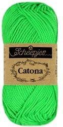 Scheepjes Catona 25g - 602 Neon Green - Haakgaren / Breigaren