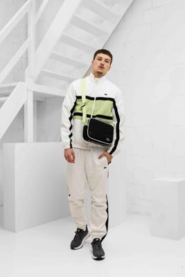 Lacoste Sport Printed Trainingspak Heren Wit/Lichtgroen - Maat L - Kleur: LichtgroenWitZwart | Soccerfanshop