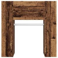 Halmeubel 97,5x37x99 cm bewerkt hout oud houtkleurig - thumbnail