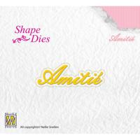 Nellie's Choice • shape die tekst amitié - thumbnail