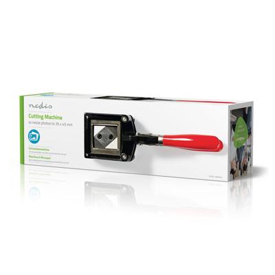 Nedis Pasfotosnijder | 35 x 45 mm | Rood / Zwart | 1 stuks - SHRE110BKA4 - SHRE110BKA4