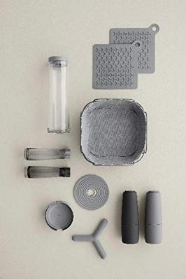 BLOMUS - Lareto - Glasonderzetters set/6 Sharkskin BLOMUS - Lareto - Glasonderzetters set/6 Sharkskin