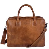 DSTRCT Fletcher Street Mike Workingbag 15.6" -Cognac - thumbnail