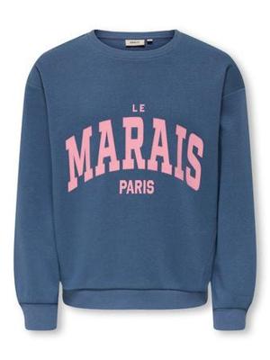 Kids ONLY winter sweater meisjes - blauw - KogMarisa - oversize fit