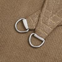 VidaXL Zonnezeil 160 g/m² 4,5x4,5x4,5 m hdpe taupe - thumbnail