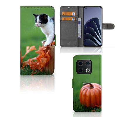 OnePlus 10 Pro | Telefoonhoesje | Met pasjeshouder | Kitten OnePlus 10 Pro | Telefoonhoesje | Met pasjeshouder | Kitten