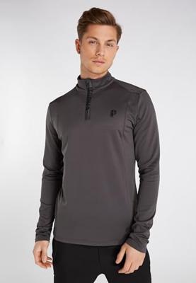 Protest Will 1/4 Zip Heren Fleece Deep Grey S Protest Will 1/4 Zip Heren Fleece Deep Grey S