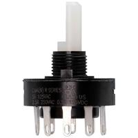 C & K Switches R10015RS02Q Draaischakelaar 125 V, 125 V/DC 5 A Schakelposities 10 1 stuk(s) - thumbnail